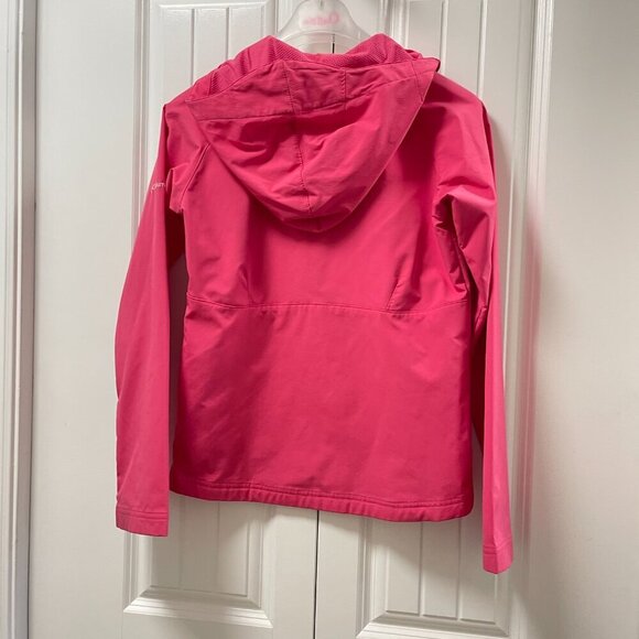 Columbia Omni Tech Pink Zip Rain Jacket Youth Girls - (14/16) Large - Picture 4 of 11